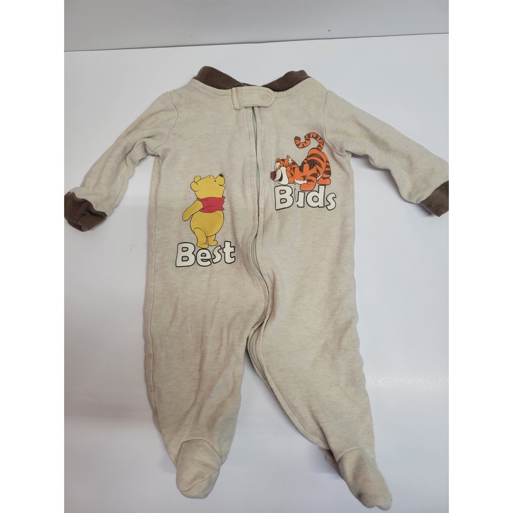 Disney Baby‎ Winnie the Pooh Tigger Footed Pajamas 0-3M Sleeper